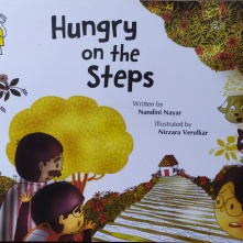 hungry on the steps